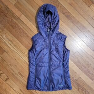 Sherpa Adventure Gear Women's Size XS‎ Purple Hooded Primaloft Puffer Vest